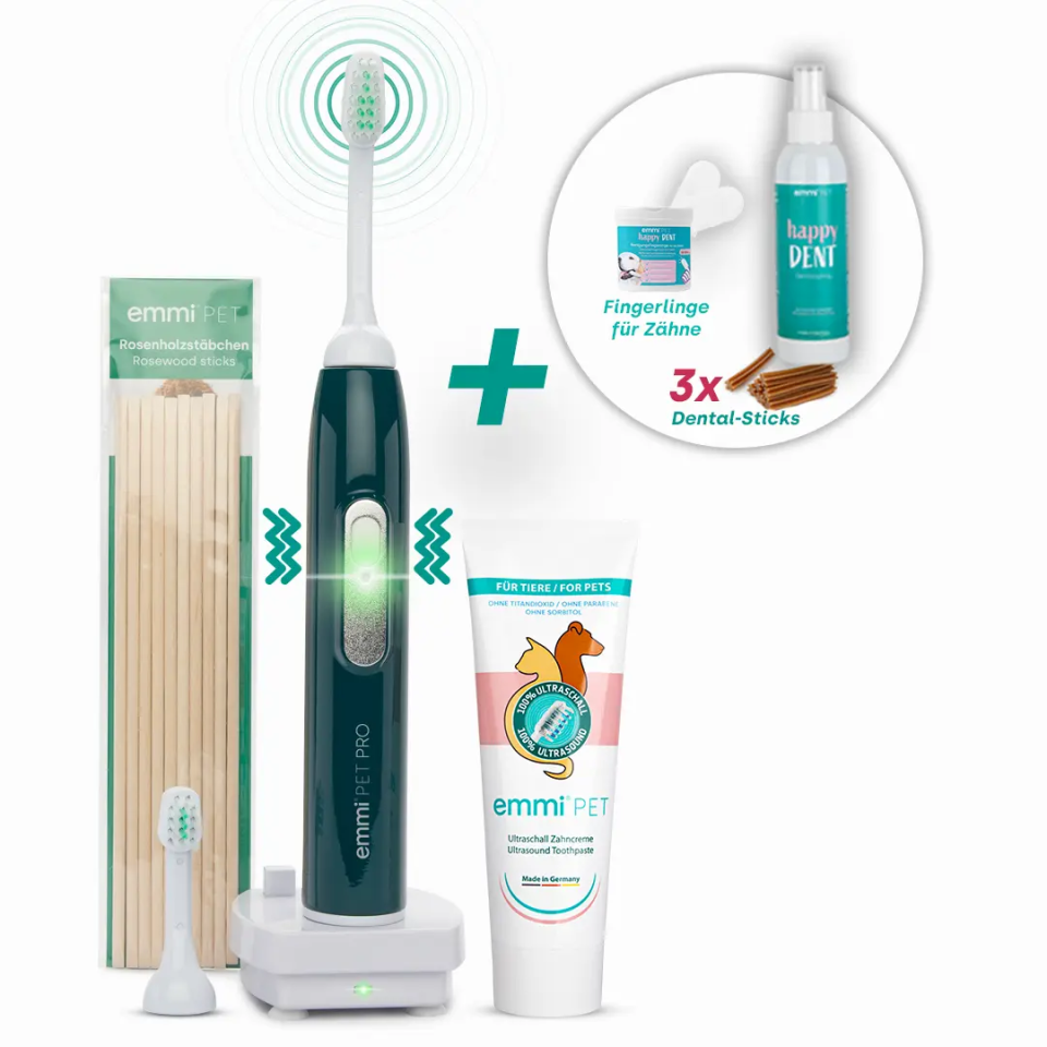 emmi-pet PRO All in One Zahnpflege Set für Hunde