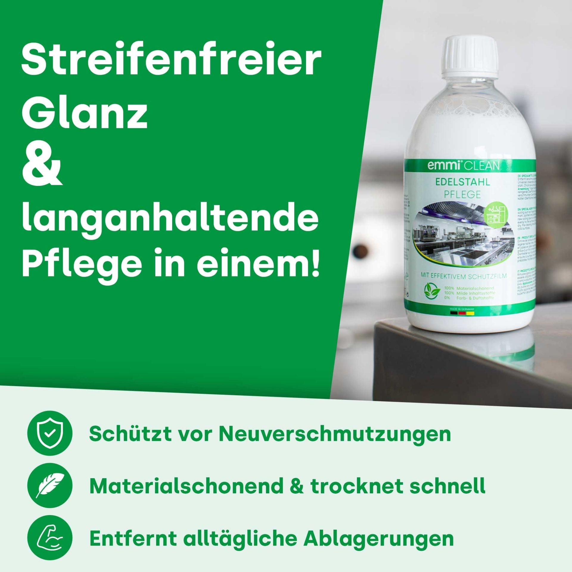 Cura e pulizia dell'acciaio inossidabile 500 ml