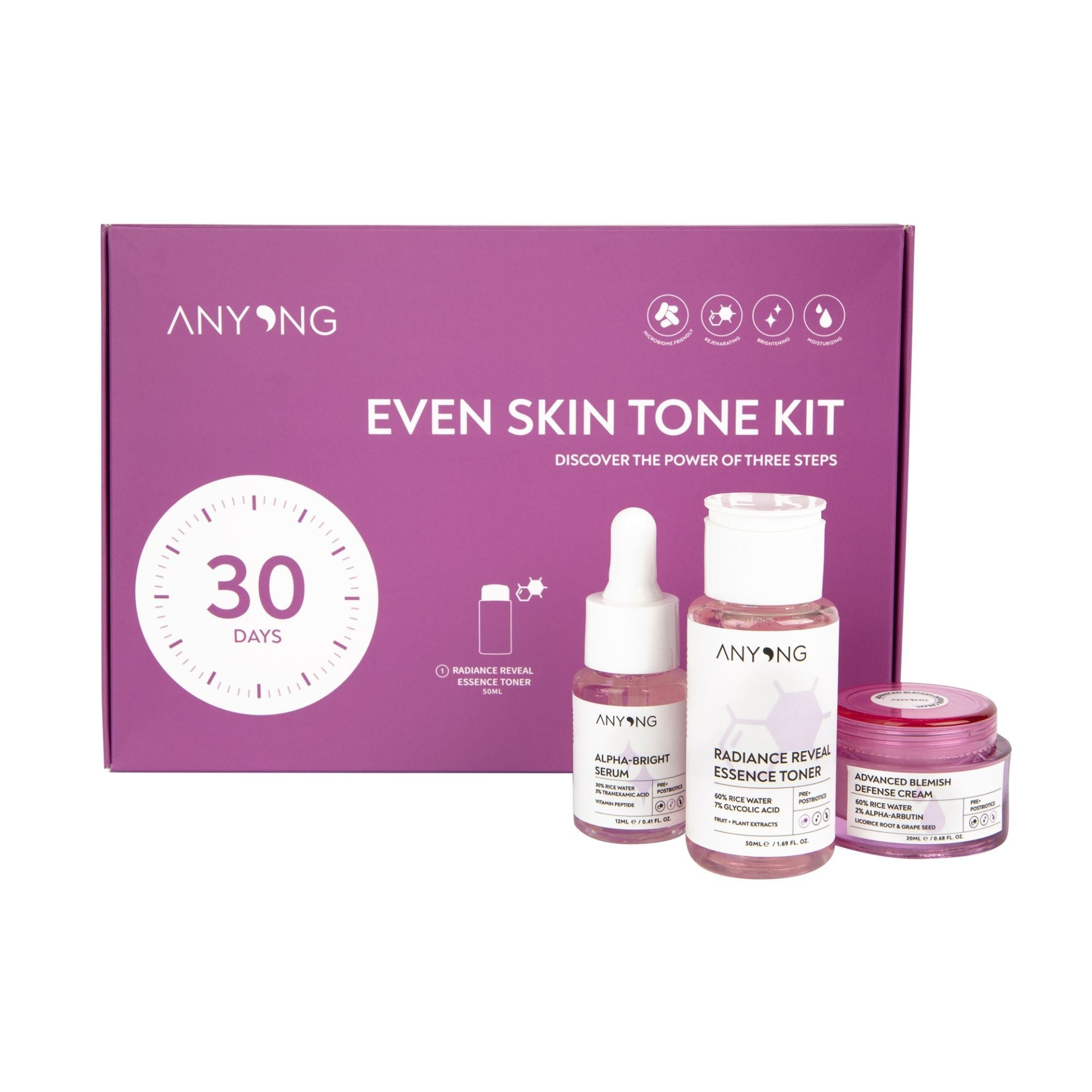Facial Serum Set EVEN SKIN TONE KIT 30 Days