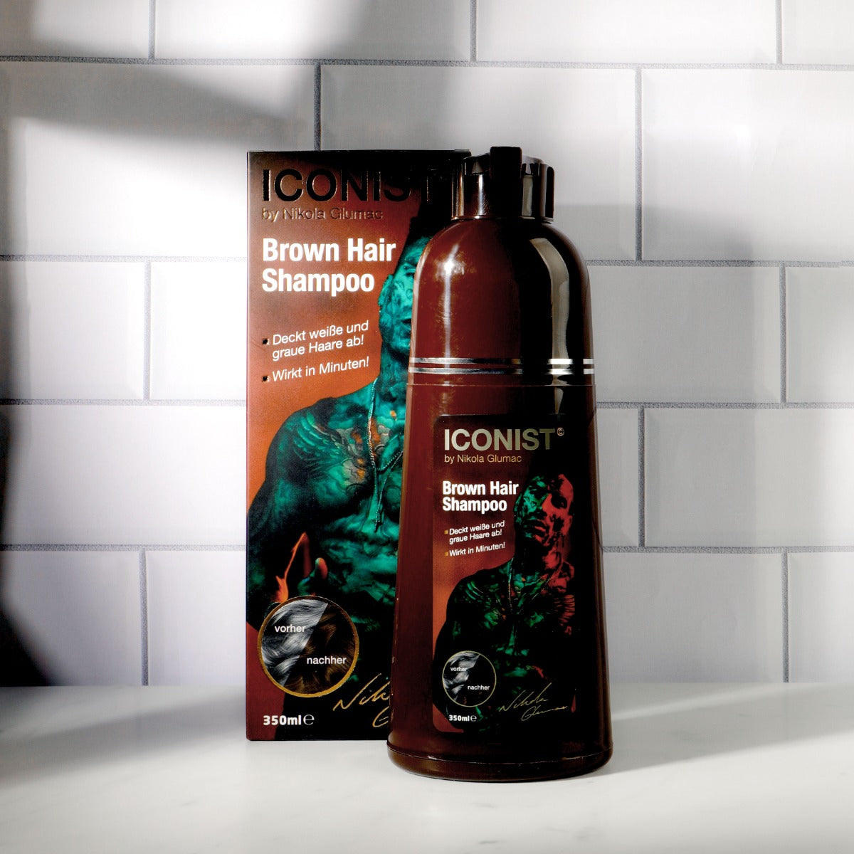 Shampoo per capelli castani ICONIST di Nikola Glumac