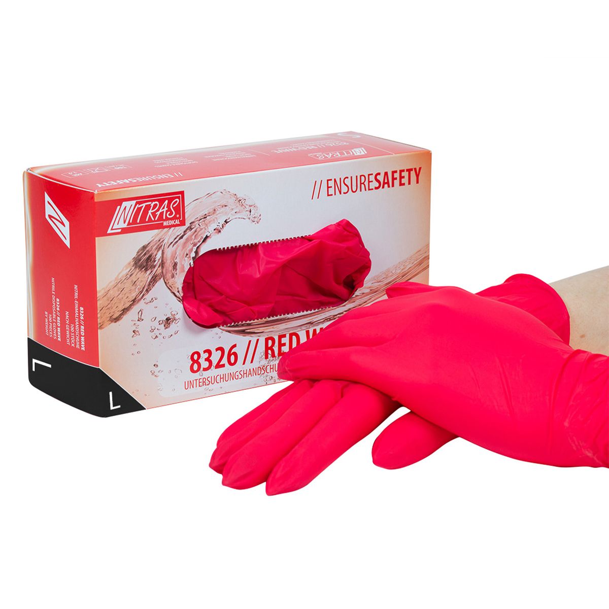 Nitrile Gloves Red