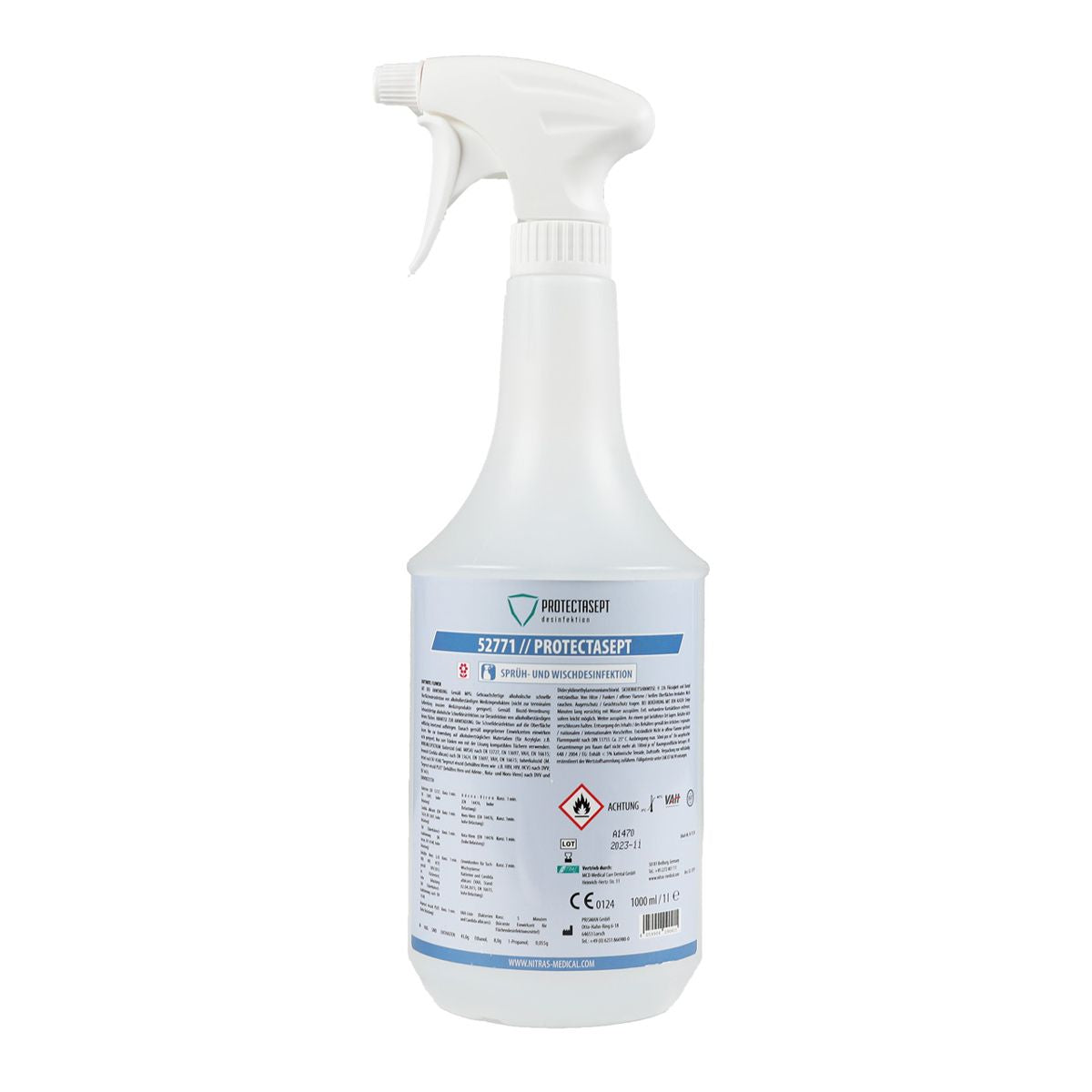 Nitras Spray e Salviette Disinfettanti Fiore 1L