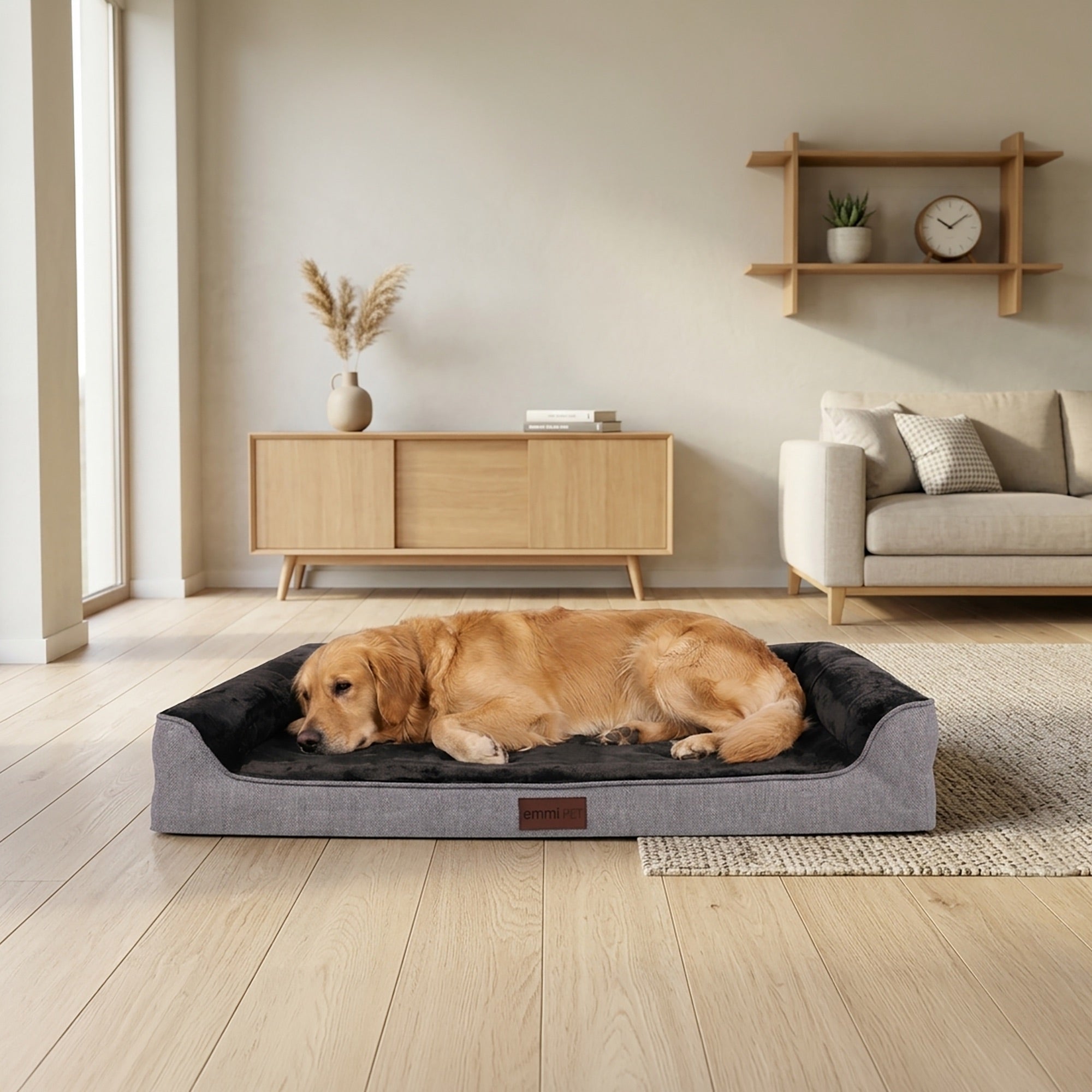 Orthopedic Cat and Dog Bed ASTRO Gray