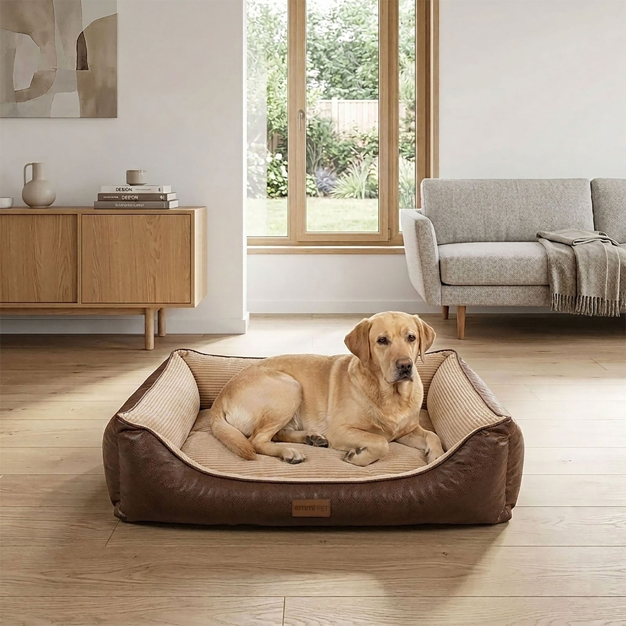 Cuccia ortopedica per cani e gatti CHAI Beige