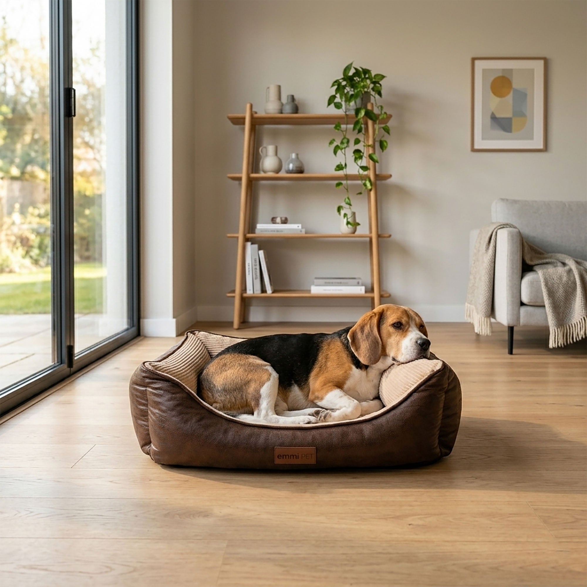 Cuccia ortopedica per cani e gatti CHAI Beige