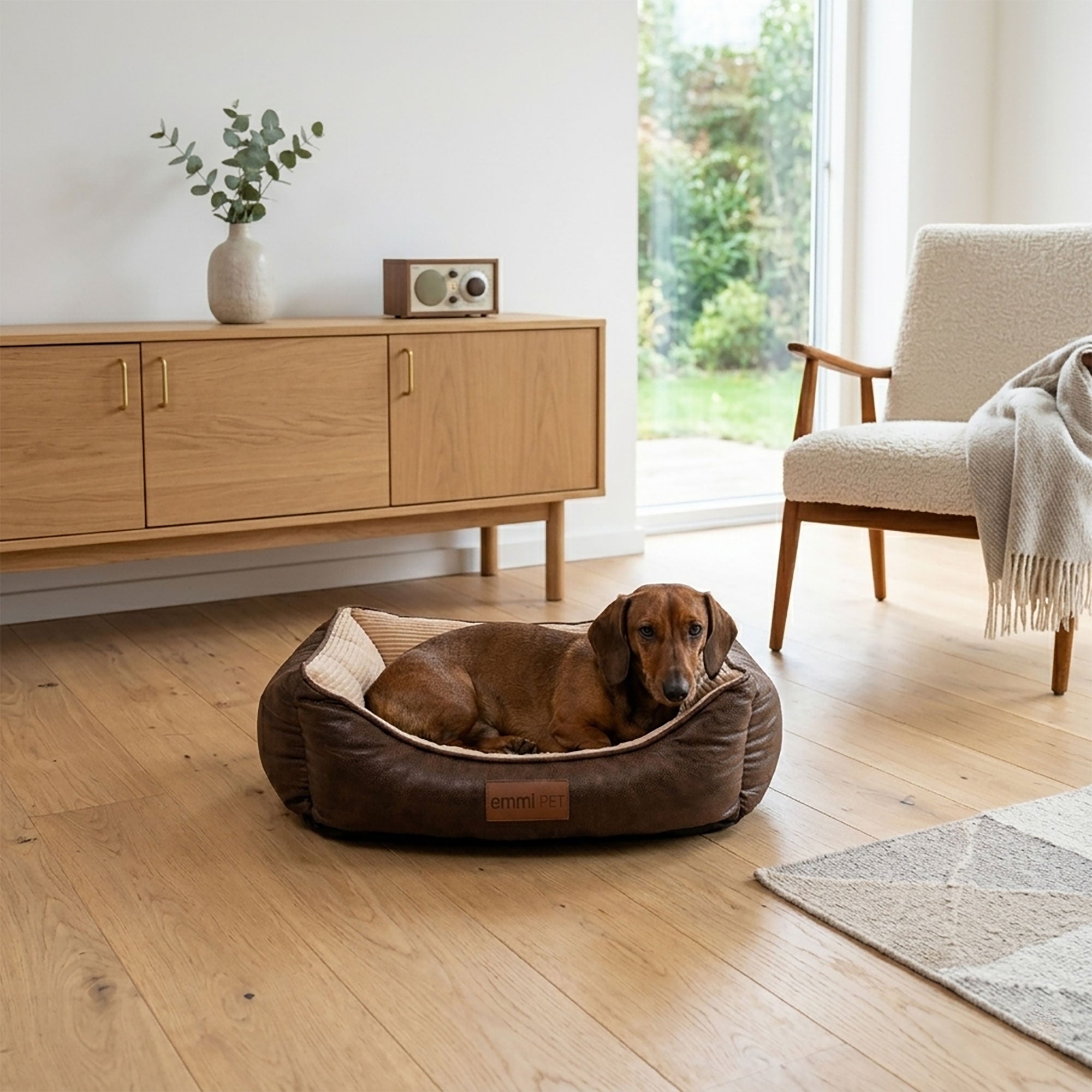 Orthopädisches Katzen- und Hundebett CHAI Beige