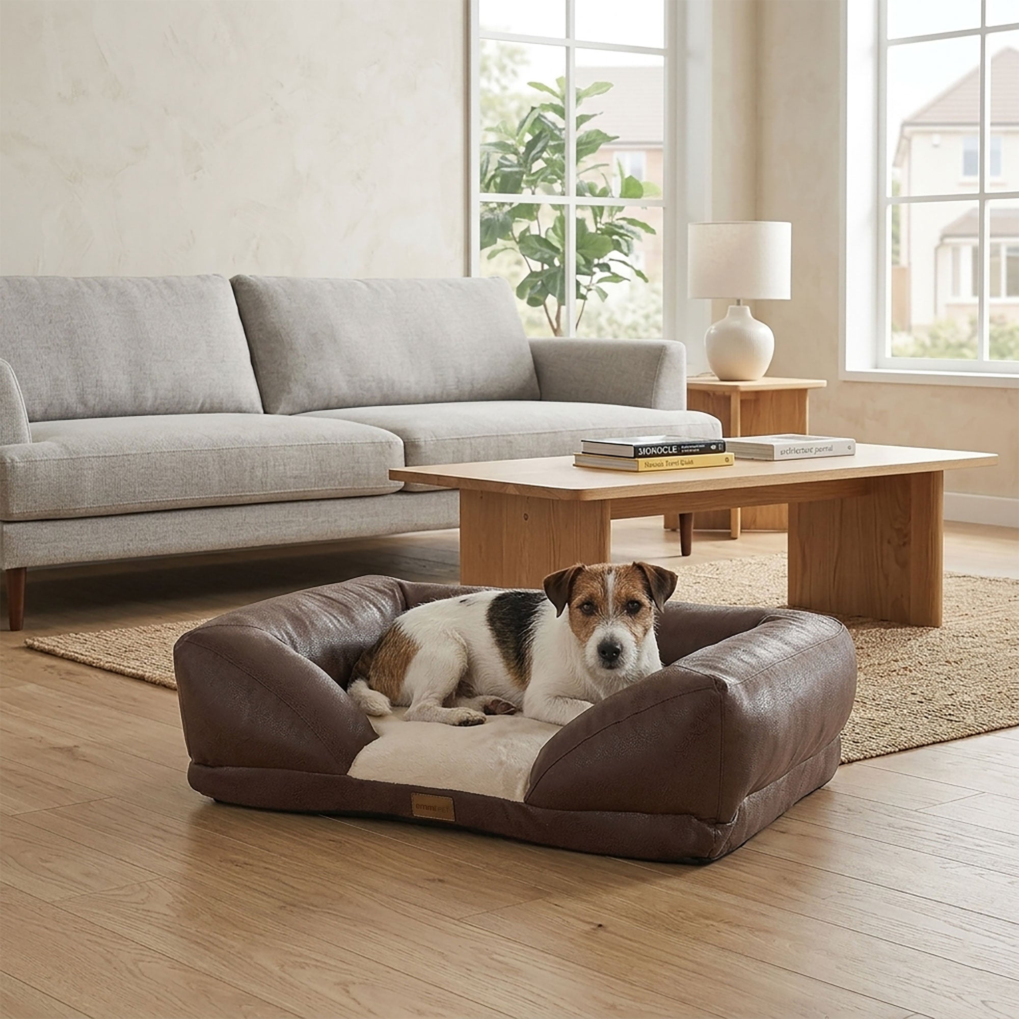 Orthopädisches Katzen- und Hundebett HUSKY Beige