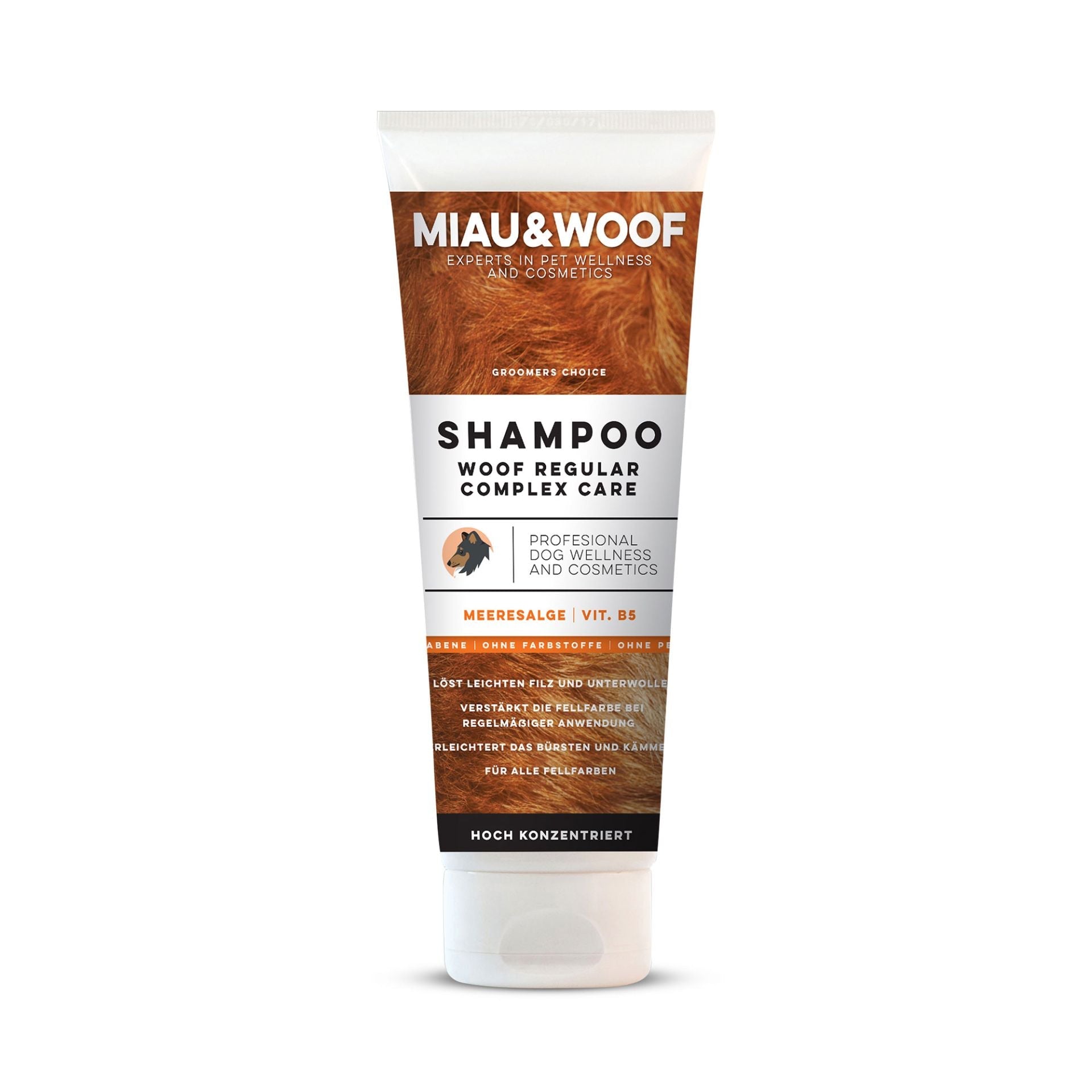 Tubo de cuidado complejo regular WOOF de 250 ml