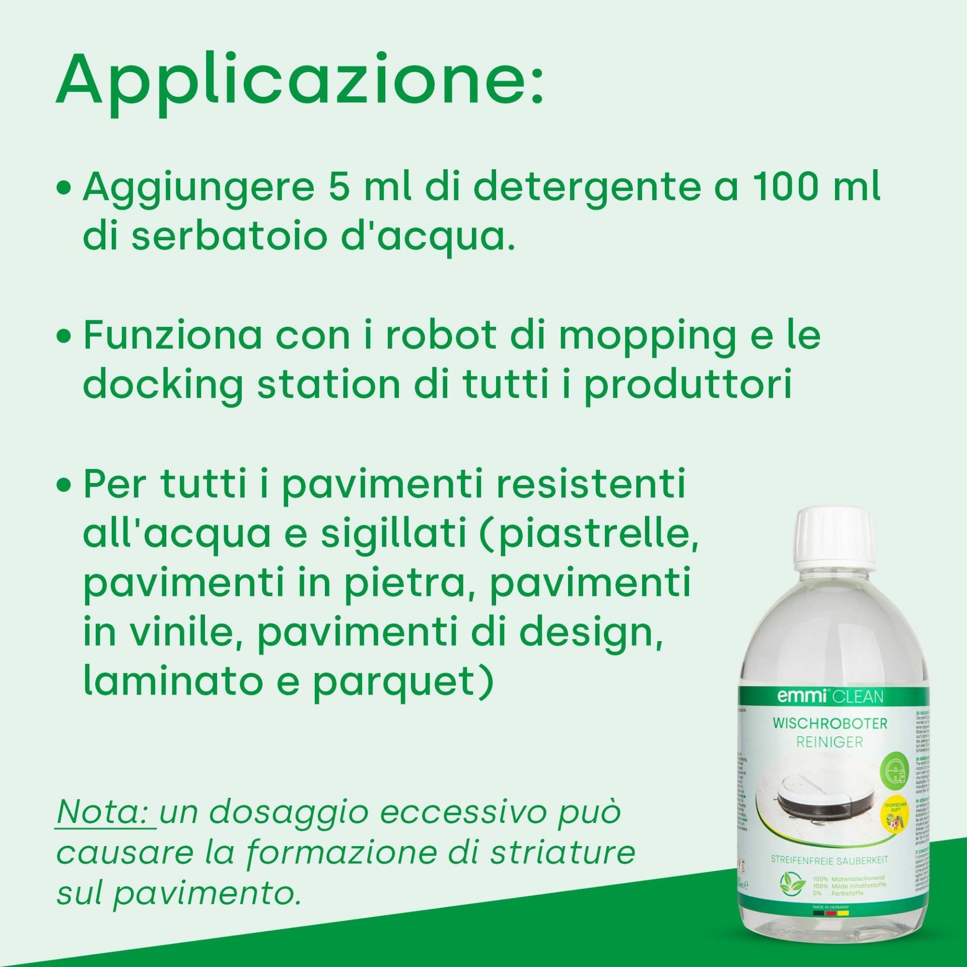 Robot aspirador fregona 500ml