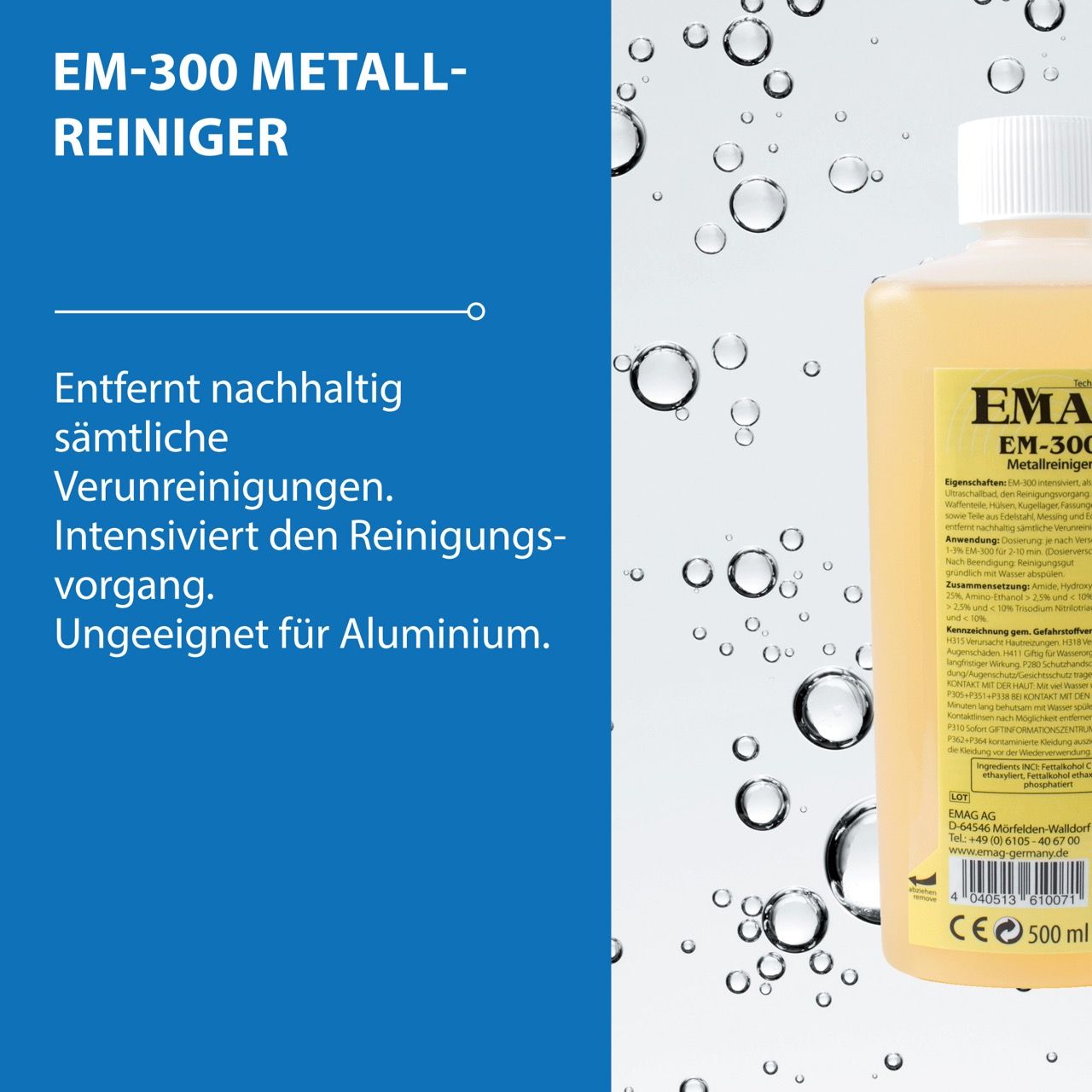 EM-300 Limpiador de metales 500 ml