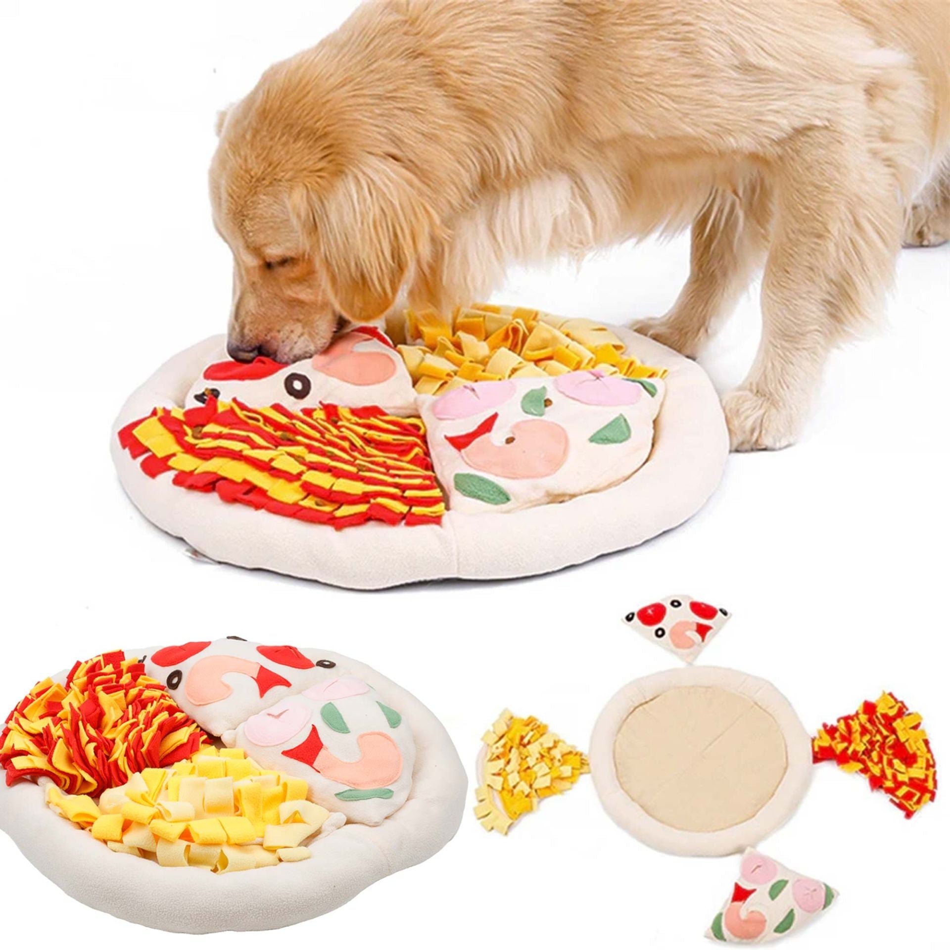 Sniffing Mat for Dogs Pizza