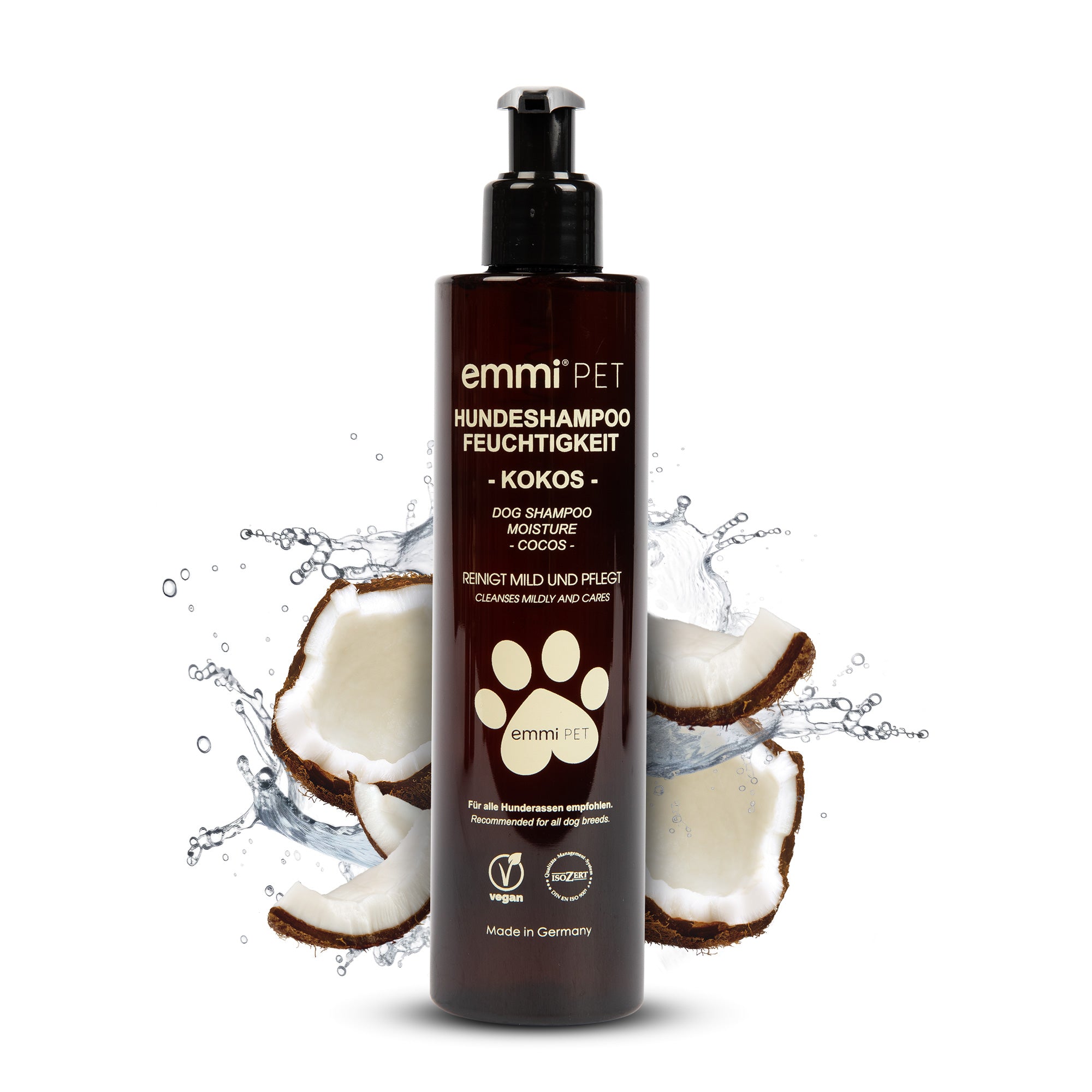 Shampoo per cani idratante al cocco 250 ml