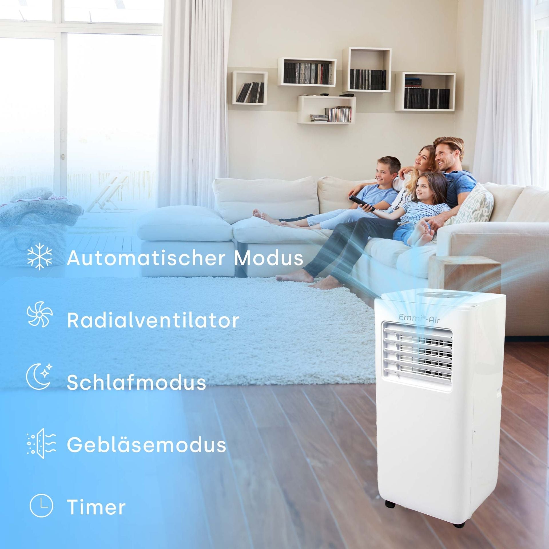 emmi-air Quick Cool air conditioning system