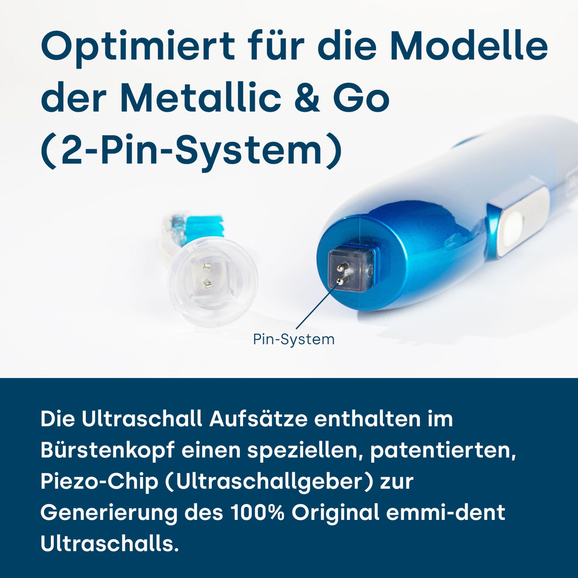 E2 Aufsteckbürsten Metallic & Go